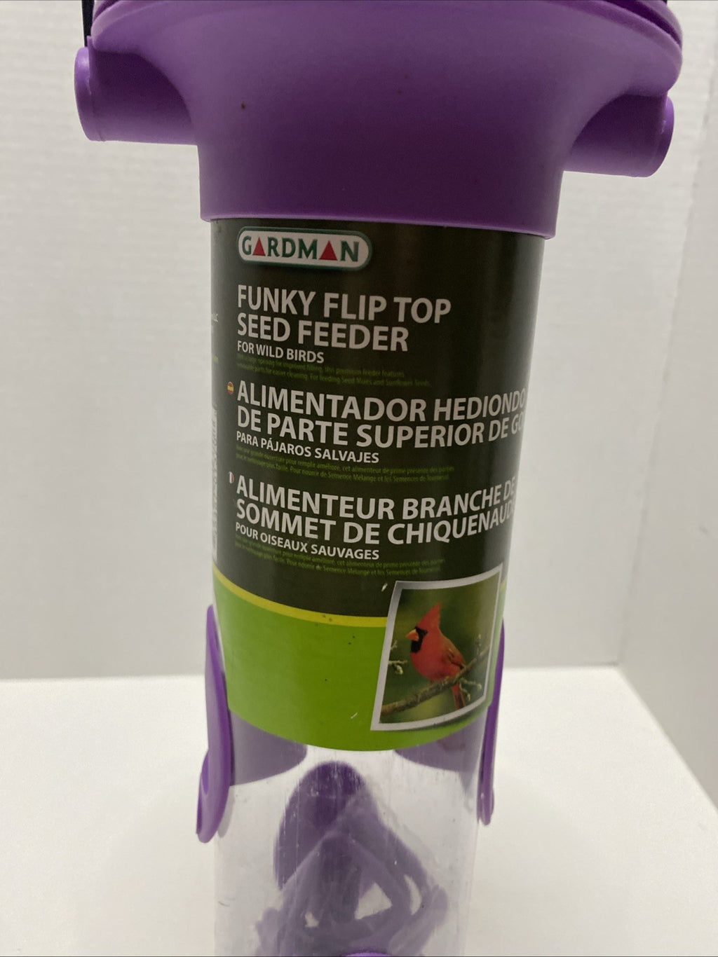 Gardman Funky Flip Top Seed Feeder-New