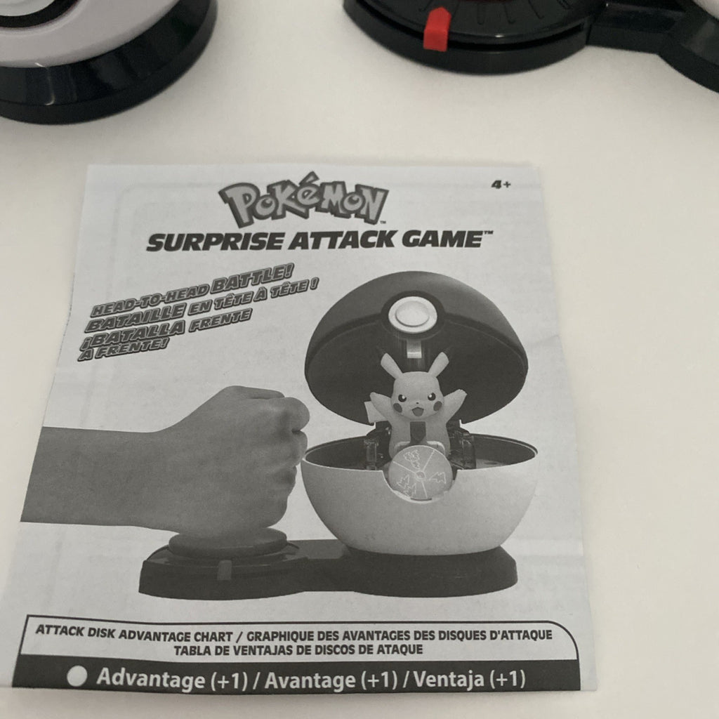 Pokémon Surprise Attack Spinning Poke Ball Lot Of 2