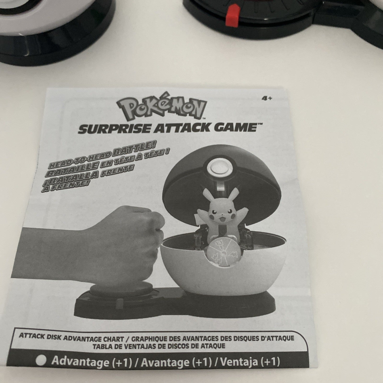 Pokémon Surprise Attack Spinning Poke Ball Lot Of 2
