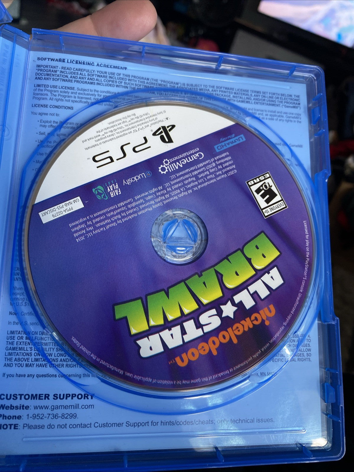 Nickelodeon All Star Brawl (Sony Playstation 5, 2021) PS5 Fighting Preowned