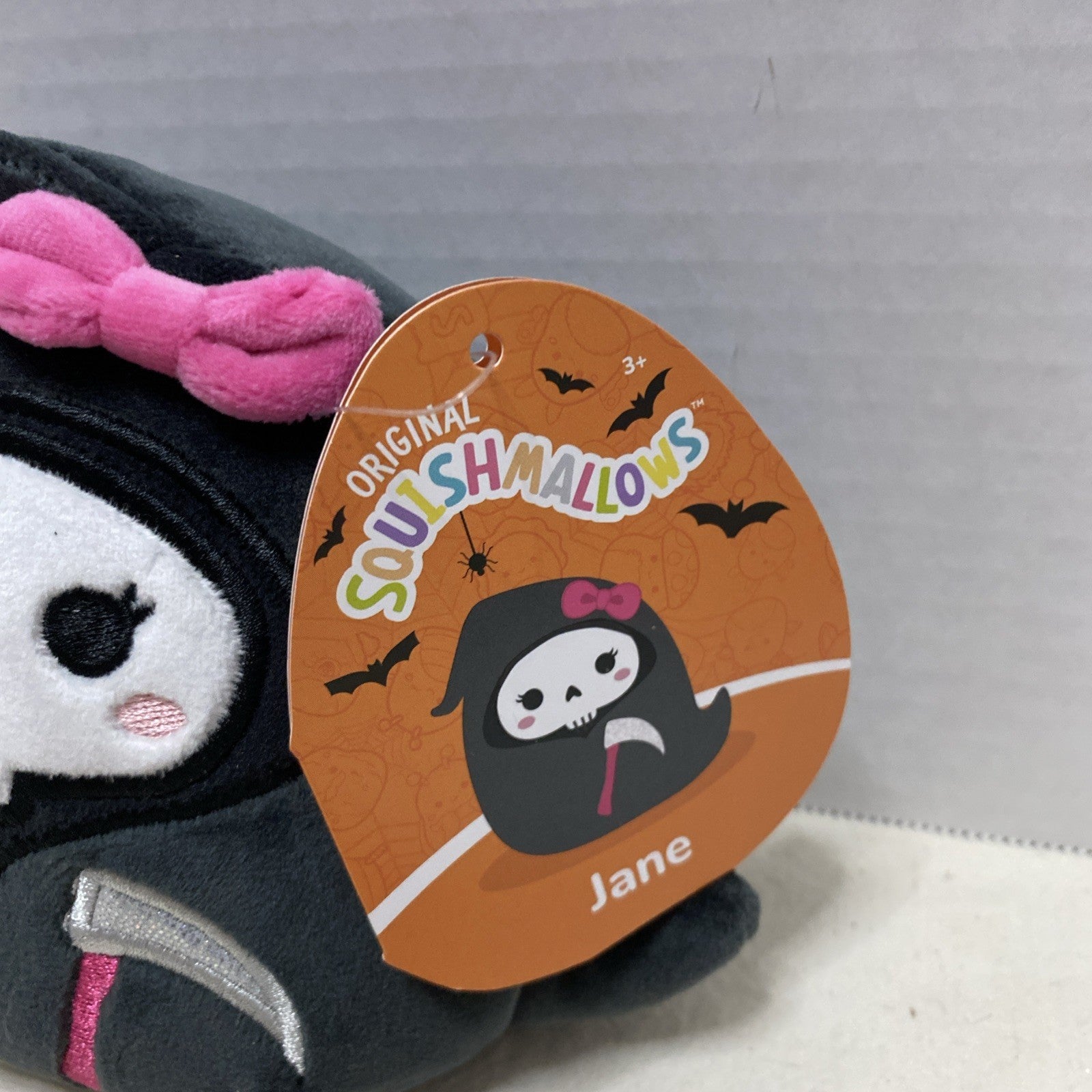 Original Squishmallows Jane the Grim Reaper Halloween 5 Inch Plush New Aw/Tag!
