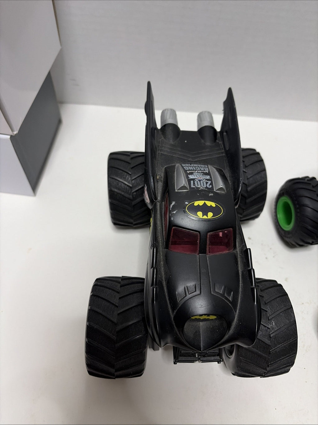 Hot Wheels Monster Jam Trucks Lot Of 2. 4”x7”. See Pic Batman And Grave Digger