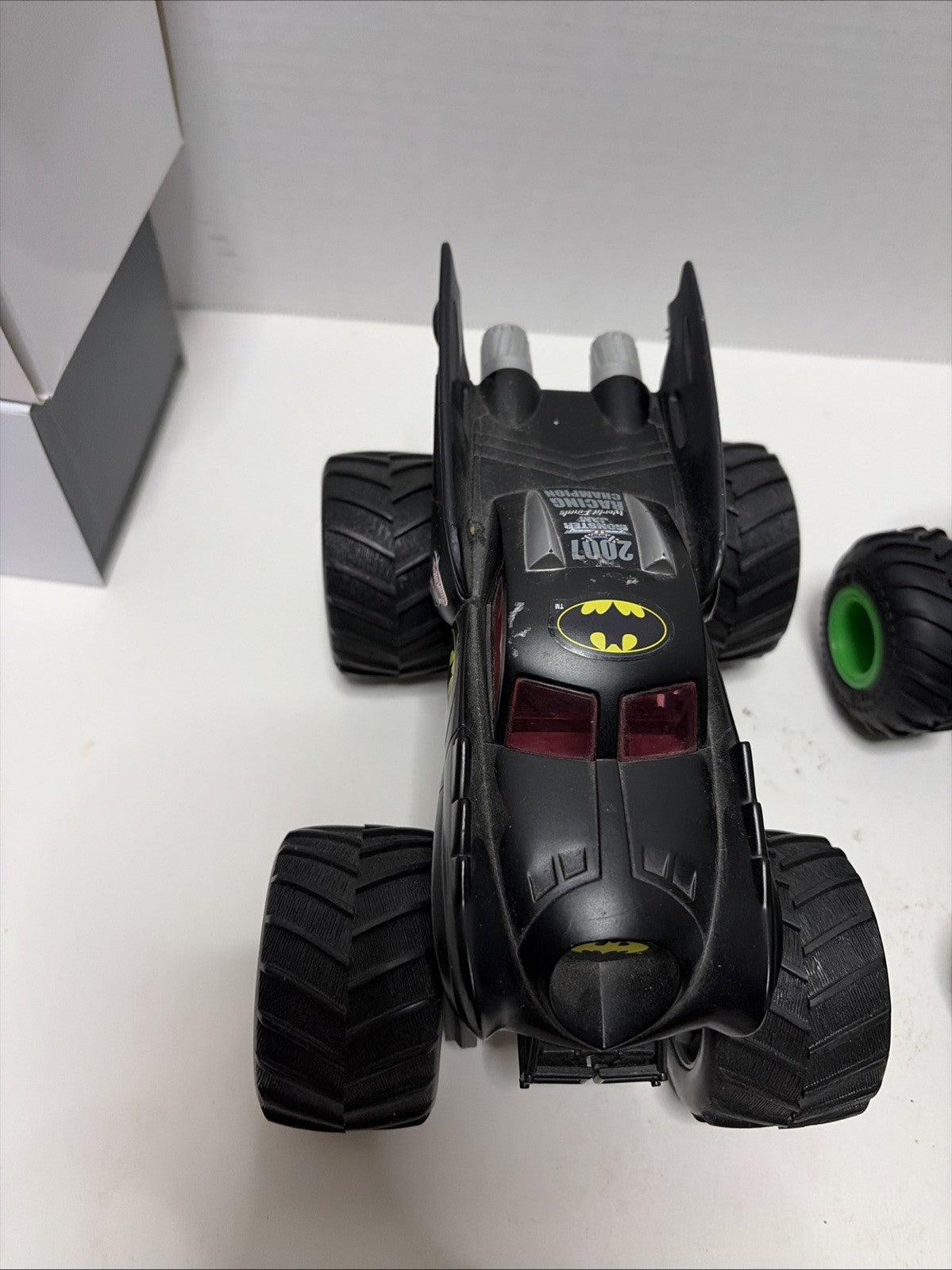 Hot Wheels Monster Jam Trucks Lot Of 2. 4”x7”. See Pic Batman And Grave Digger