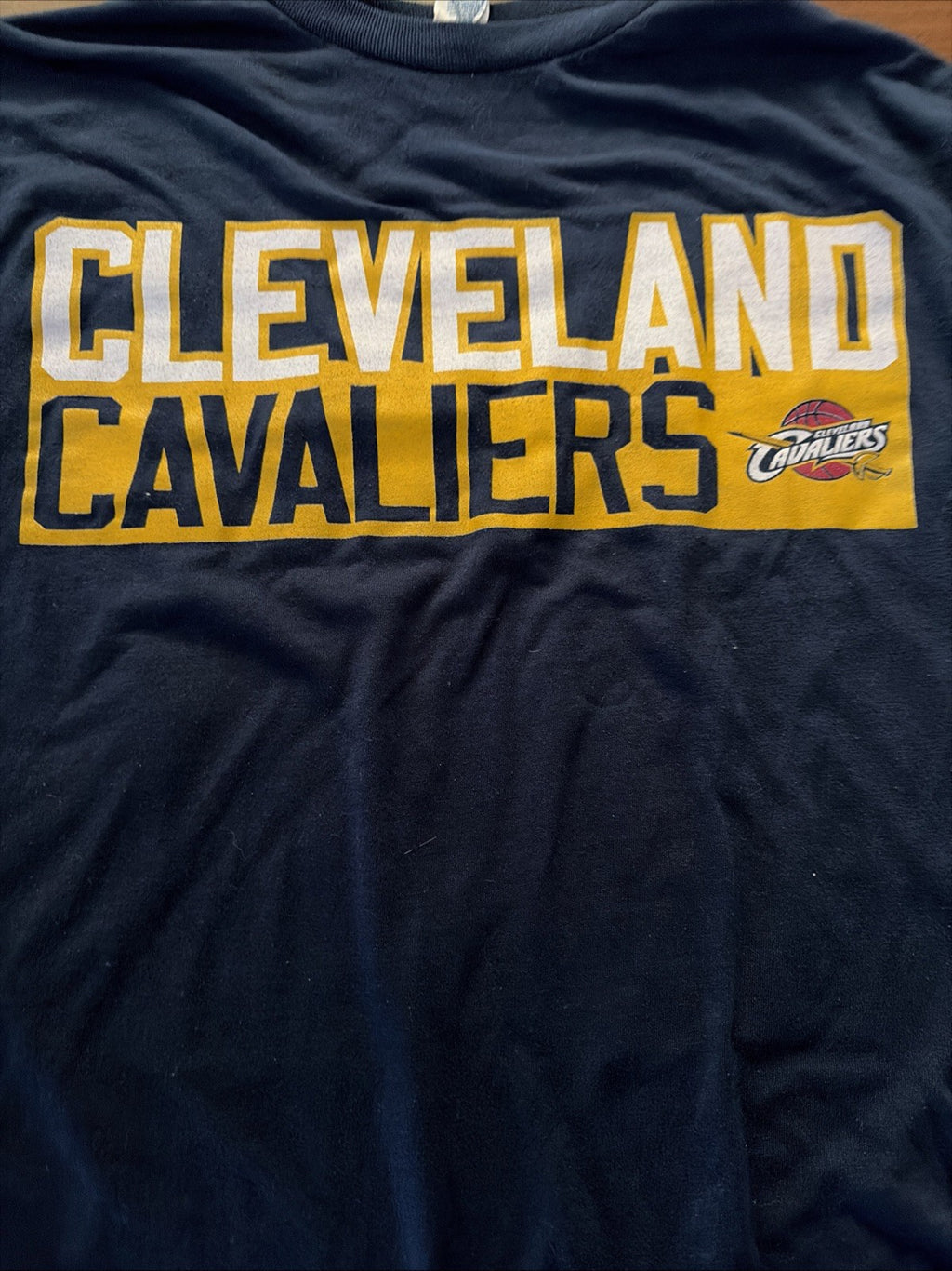 Majestic Cleveland Cavalier Youth Large Short Sleeved T-Shirt Blue 23 James