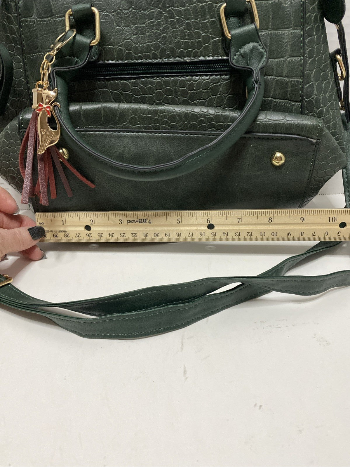 Women's Girl Faux Leather Shoulder Bag Tote Handbag Crossbody Satchel Purse Bag