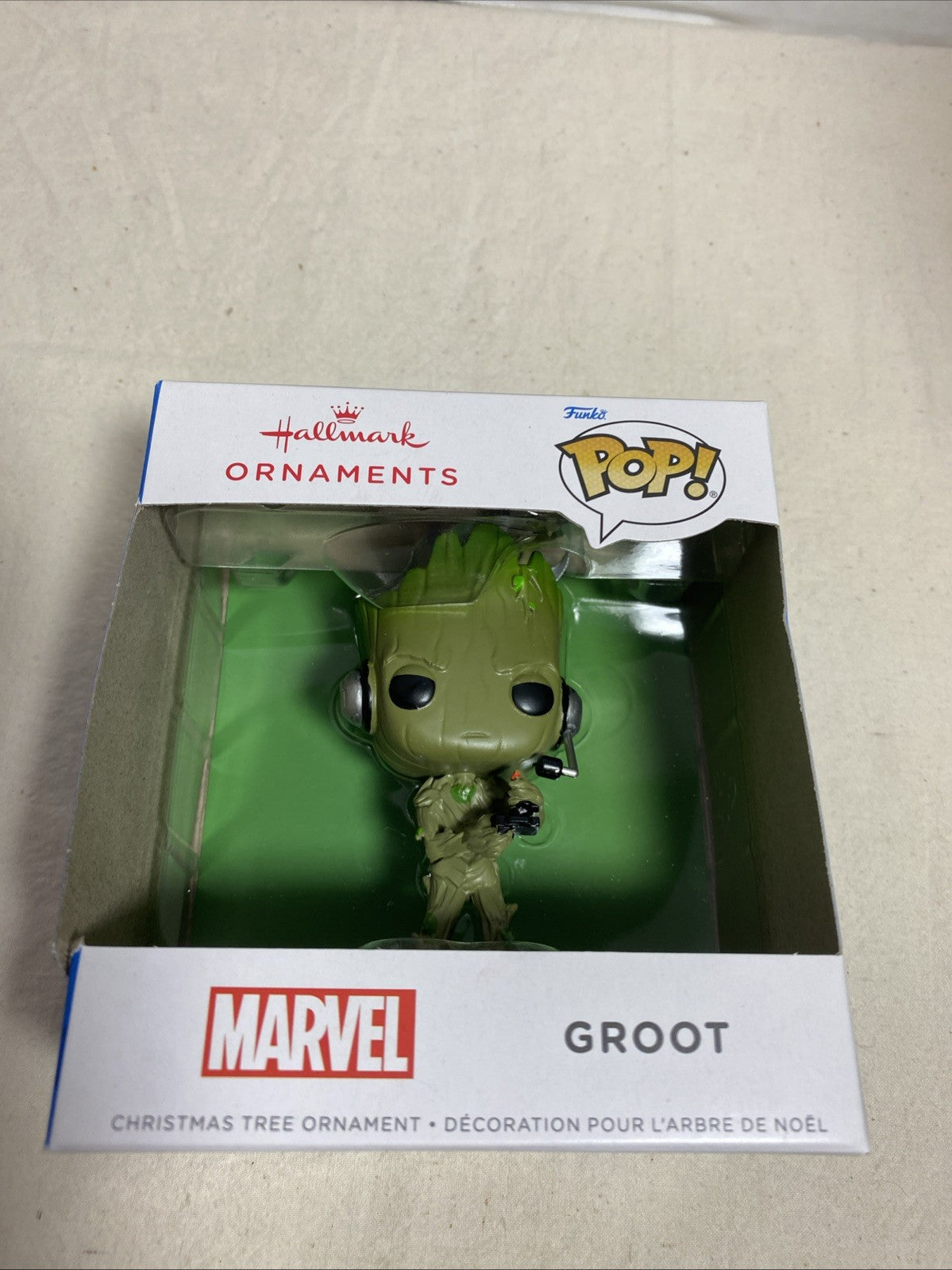 Hallmark MARVEL GAMING GROOT Funko POP Christmas Ornament 