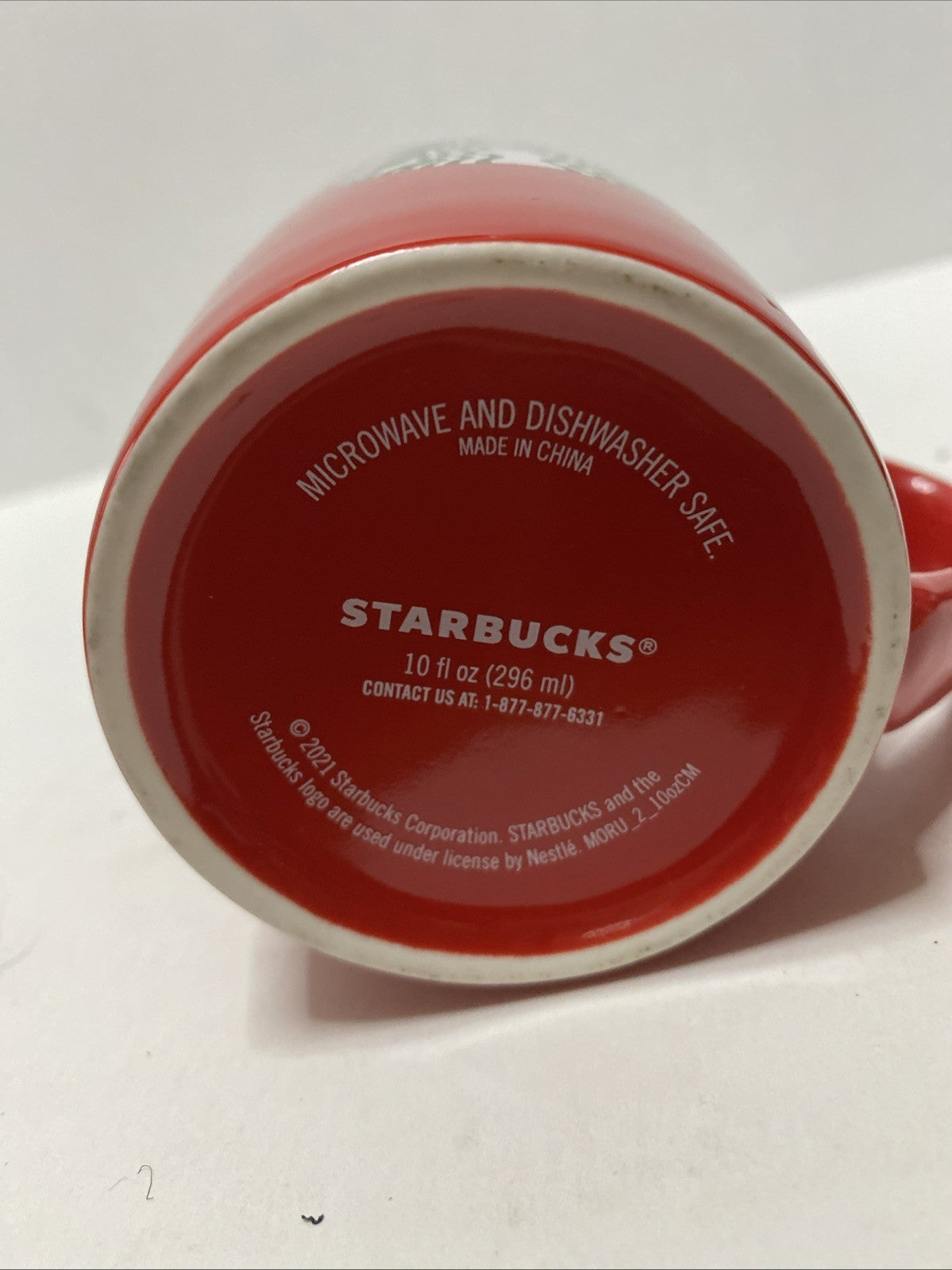 STARBUCKS 2021 Red Siren Mermaid Collector Coffee Mug 10oz Ceramic Cup