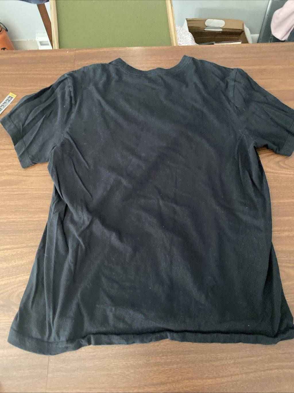 Nike Mens T-Shirt Size M Black Short Sleeve Swoosh Sportswear Free Shipping