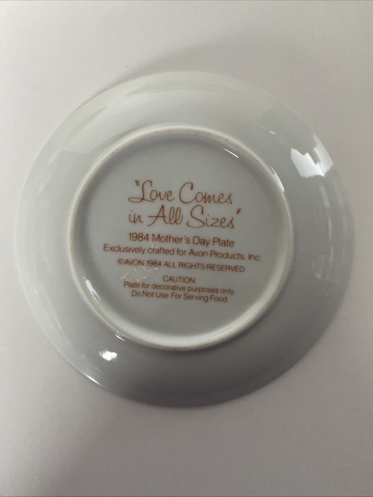 1981-84 Avon Mothers Day Collector Plates 5” Vintage