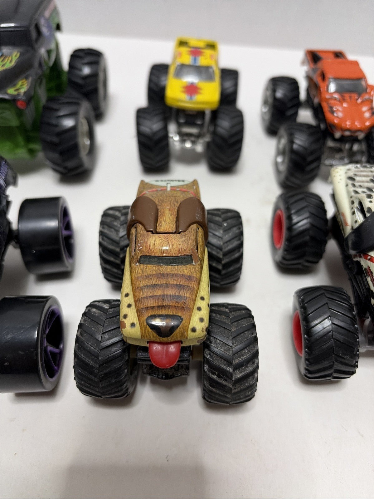 Monster Jam Lot Of 8 Diecast 1:64 Scale Monster Trucks