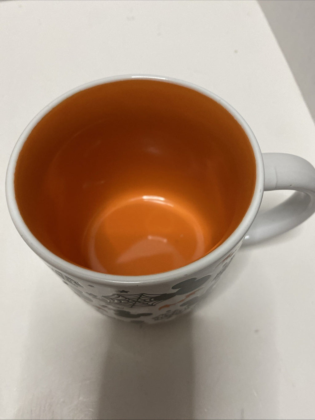 Mickey Mouse Ears With Bats & Spiderweb Halloween Coffee Mug Disney