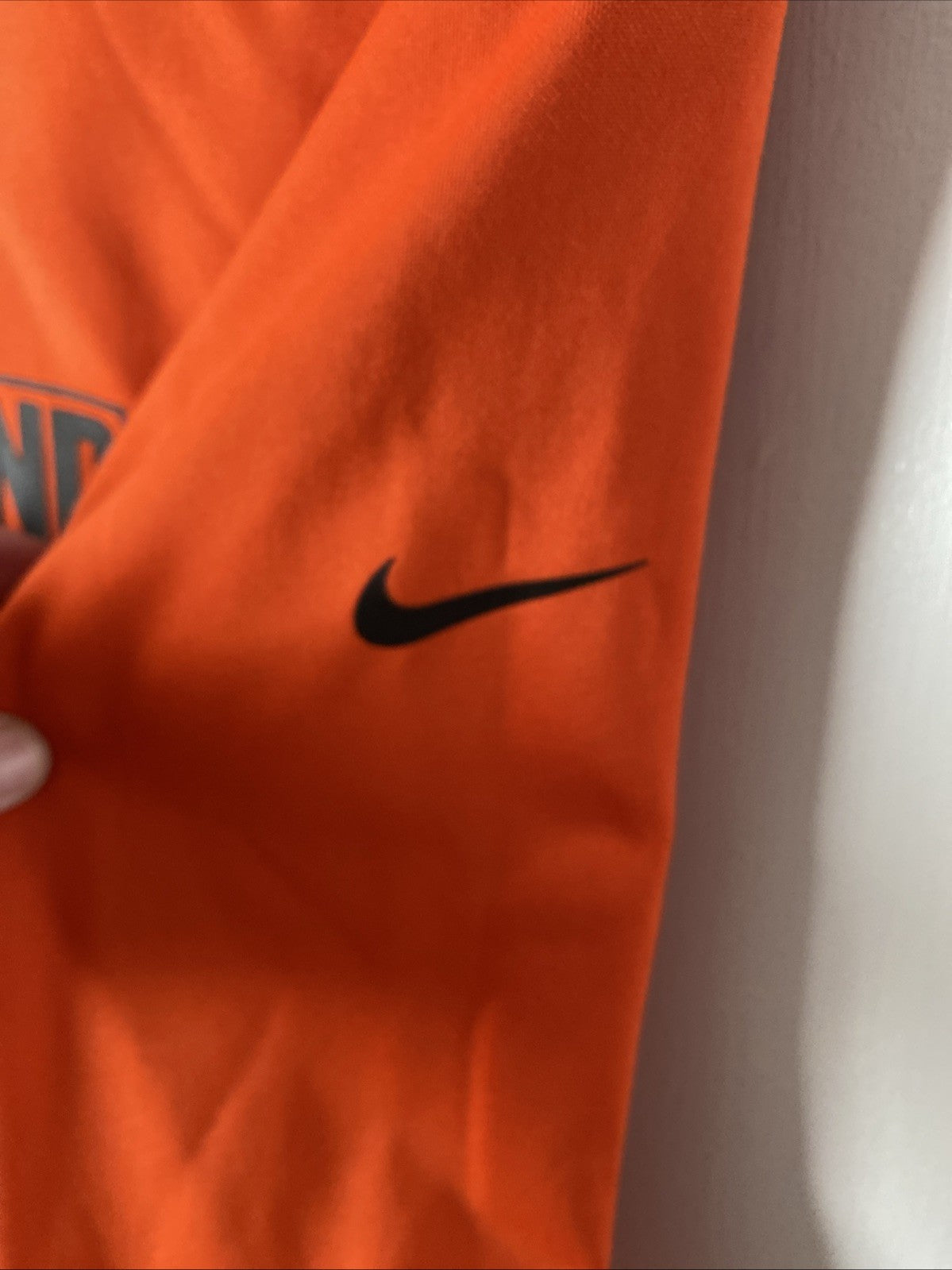 Cleveland Browns NFL Nike Therma Hooded Sweatshirt Dawg Pound Dri-fit Large