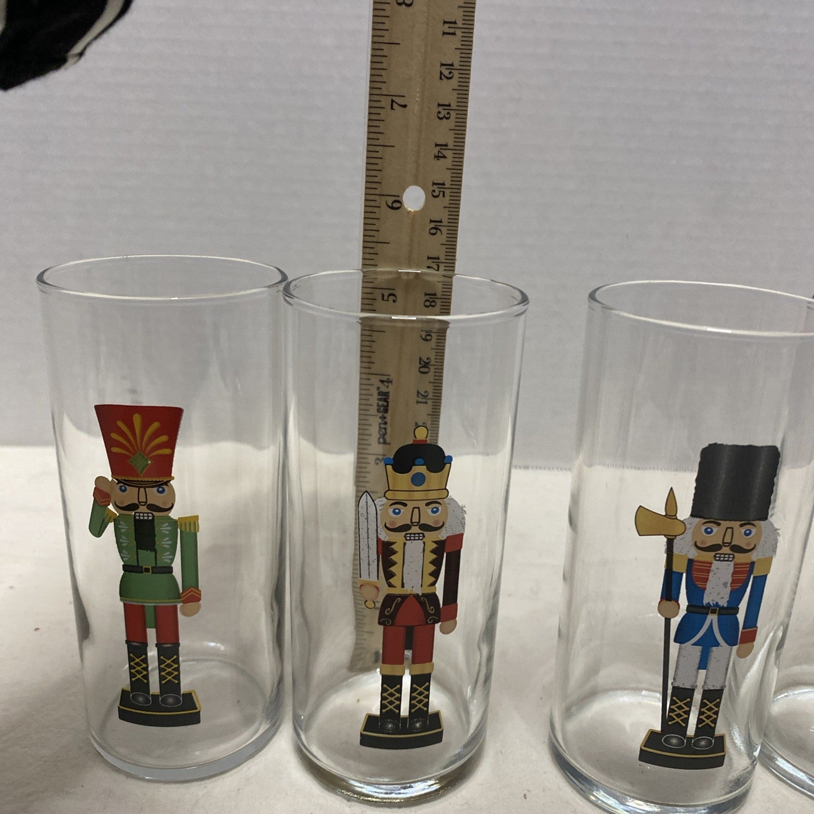 Set Of 4 “Nutcracker” Glasses