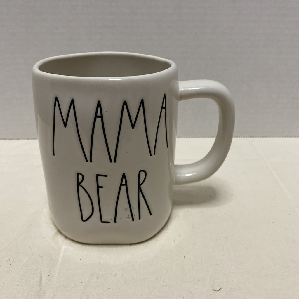 Rae Dunn Mama Bear Baby Picture Ceramic Coffee Tea Mug Cup Large