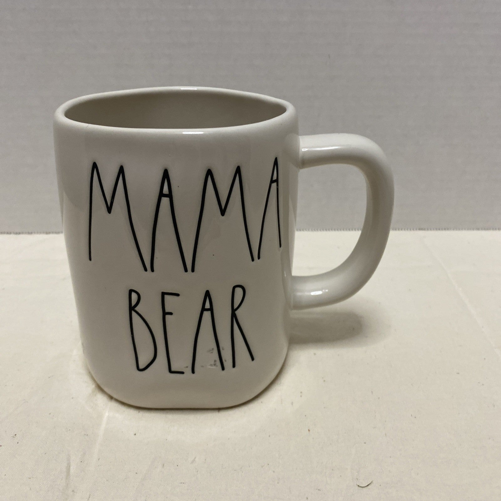 Rae Dunn Mama Bear Baby Picture Ceramic Coffee Tea Mug Cup Large