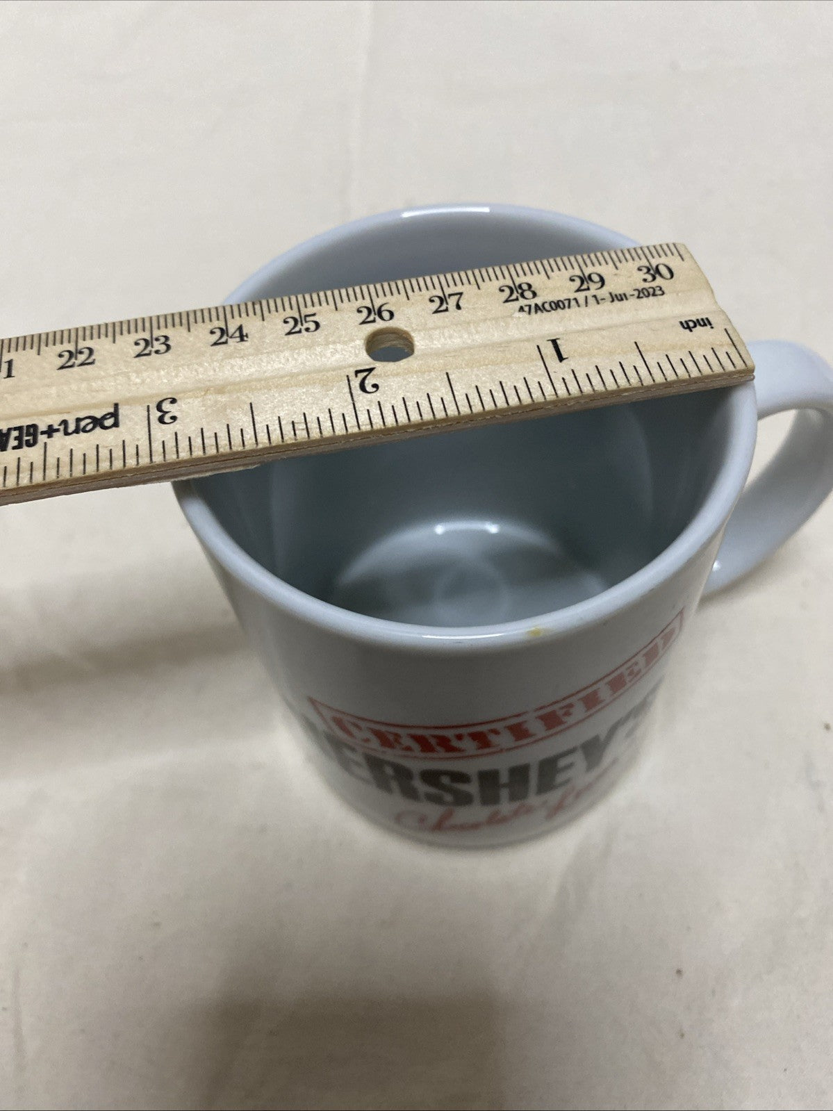Hersey's Chocolate Certified Lovers Coffee Mug 12 oz cup 341ml Ceramic Tea Cup