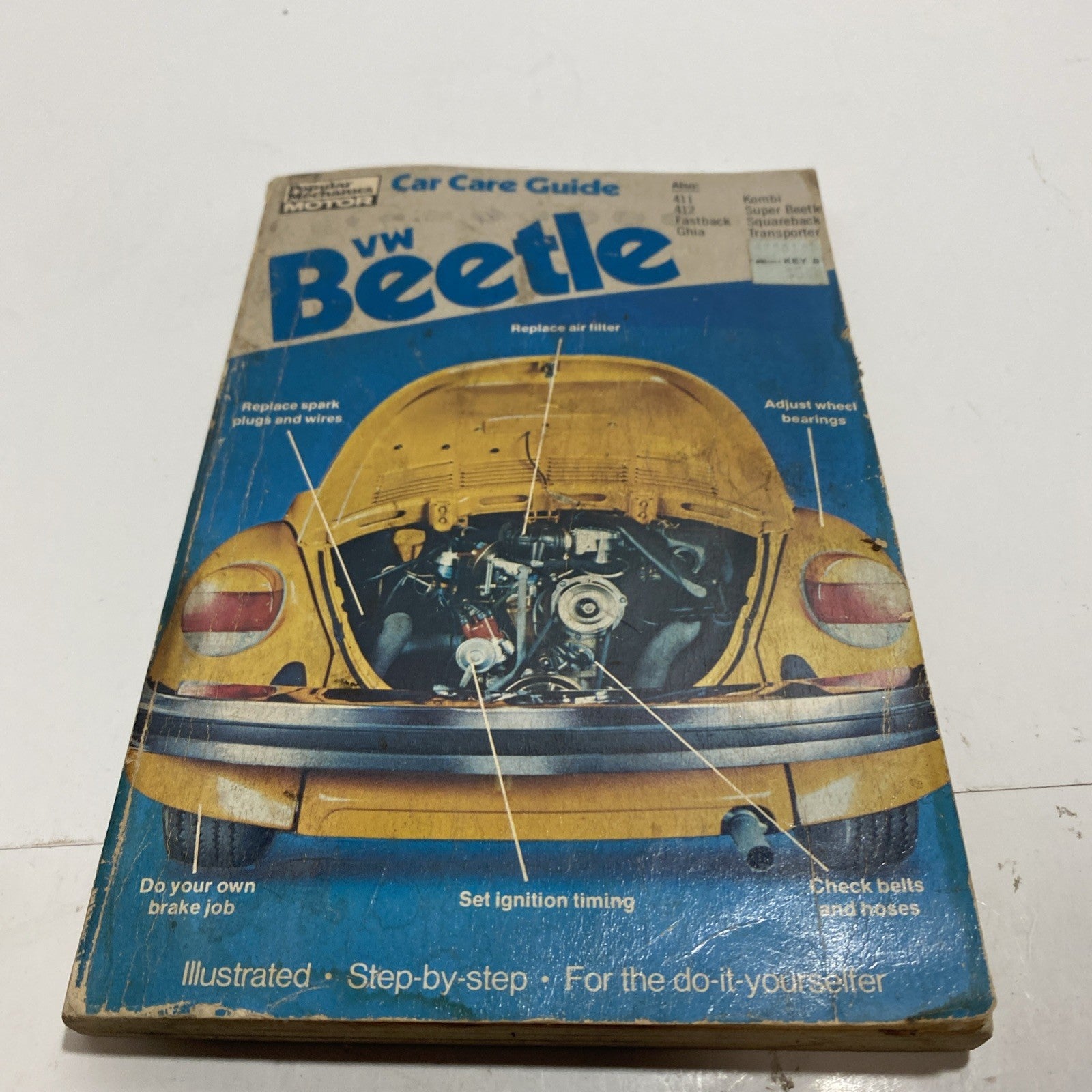 VINTAGE Popular Mechanics Motor VW Beetle Car Care Guide 1981 Edition Pre-Owned