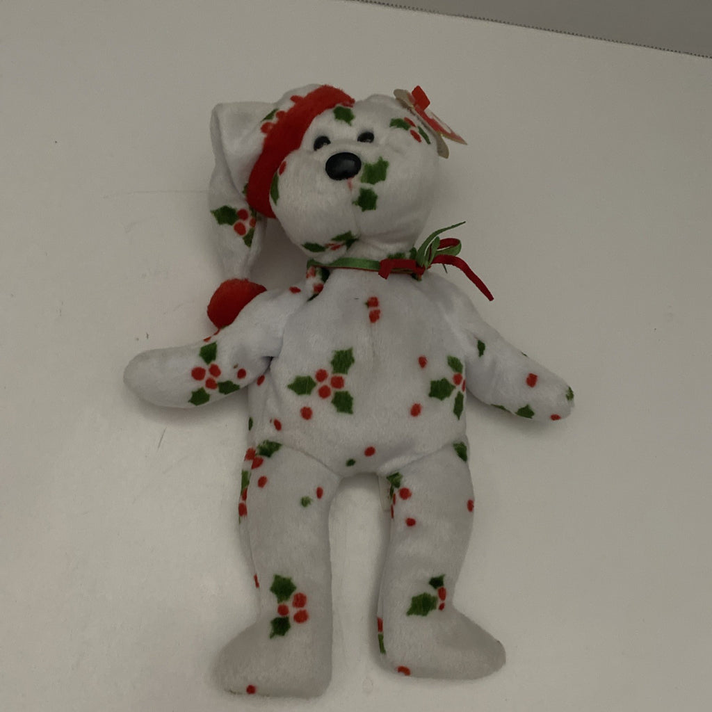 CHRISTMAS ty 1998 HOLIDAY TEDDY BEANIE BABY MINT W/TAGS