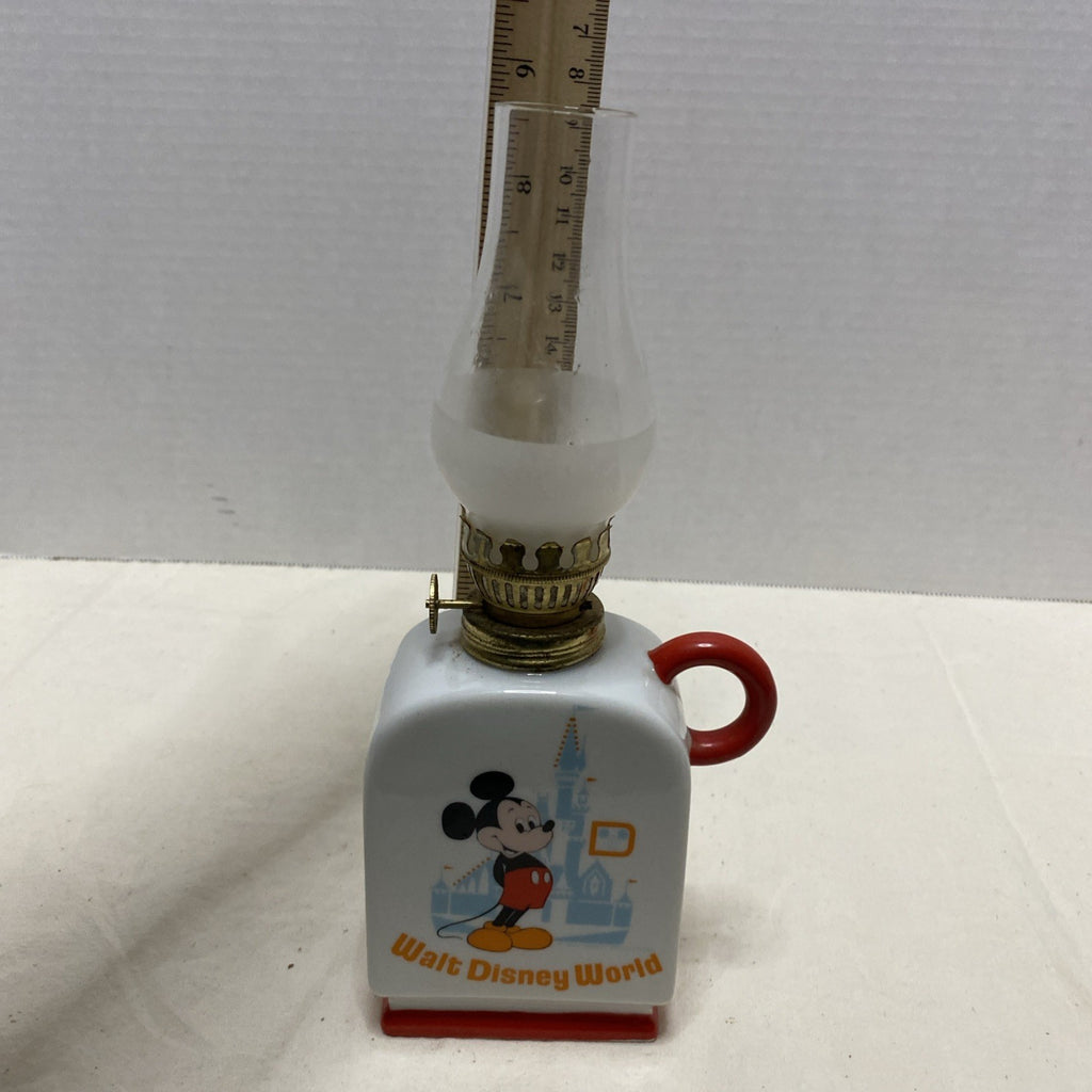 Vintage Walt Disney Production Mickey Finger Oil Lamp Made In Japan -