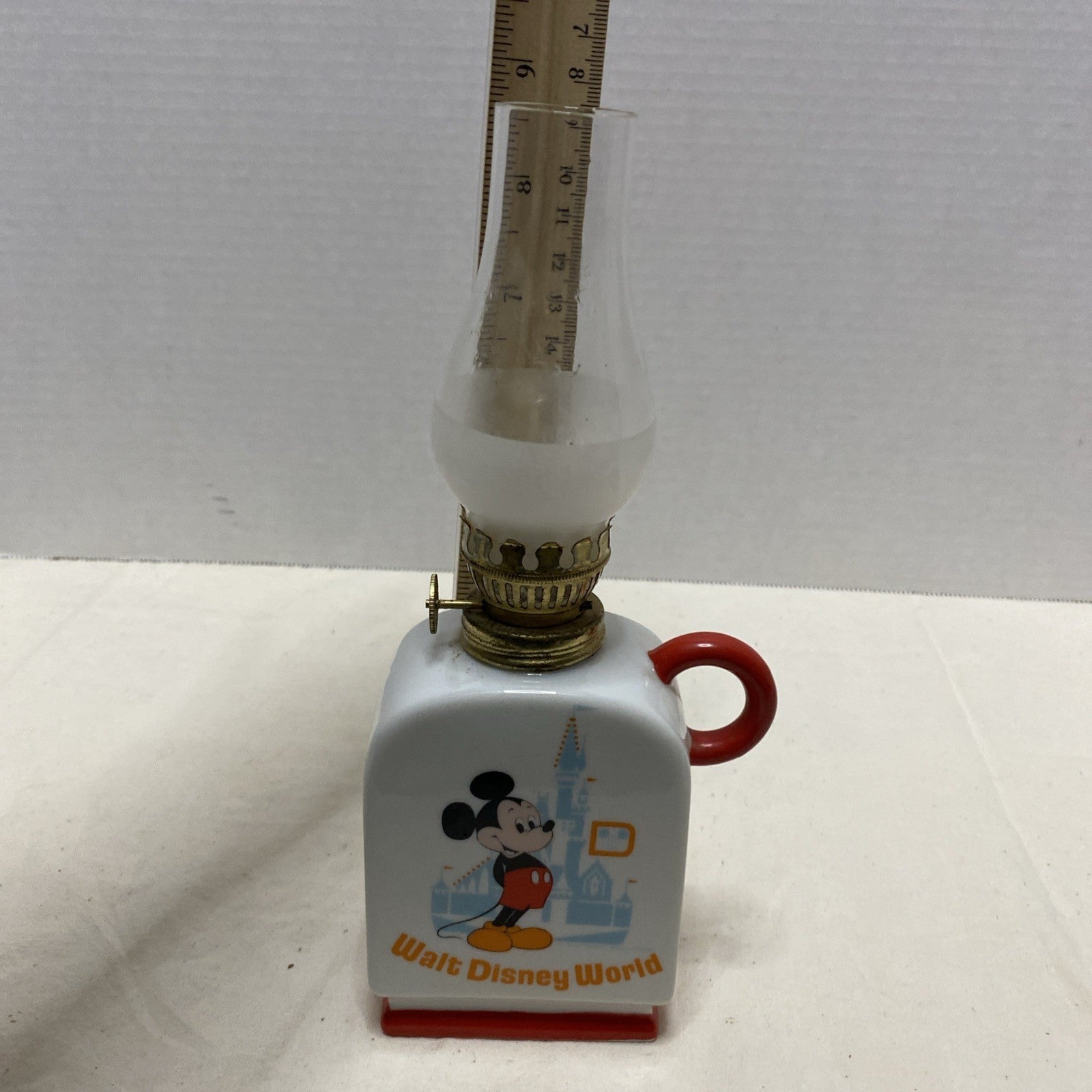 Vintage Walt Disney Production Mickey Finger Oil Lamp Made In Japan -