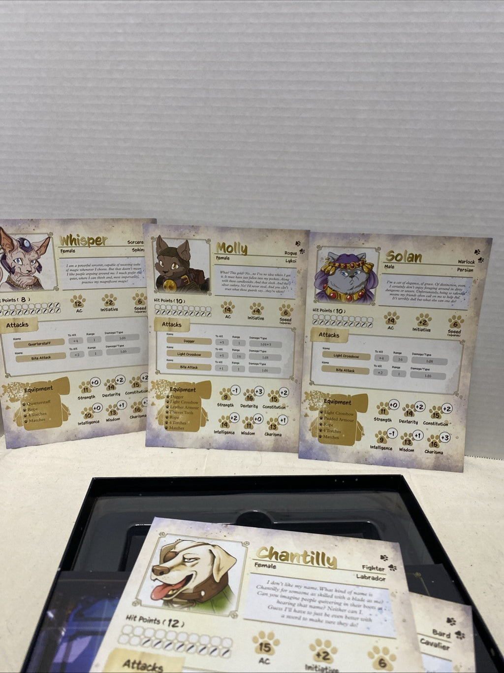 Animal Adventures SFAA-SS RPG Starter Set (Box Set) Intelligent Dogs & Cats Game