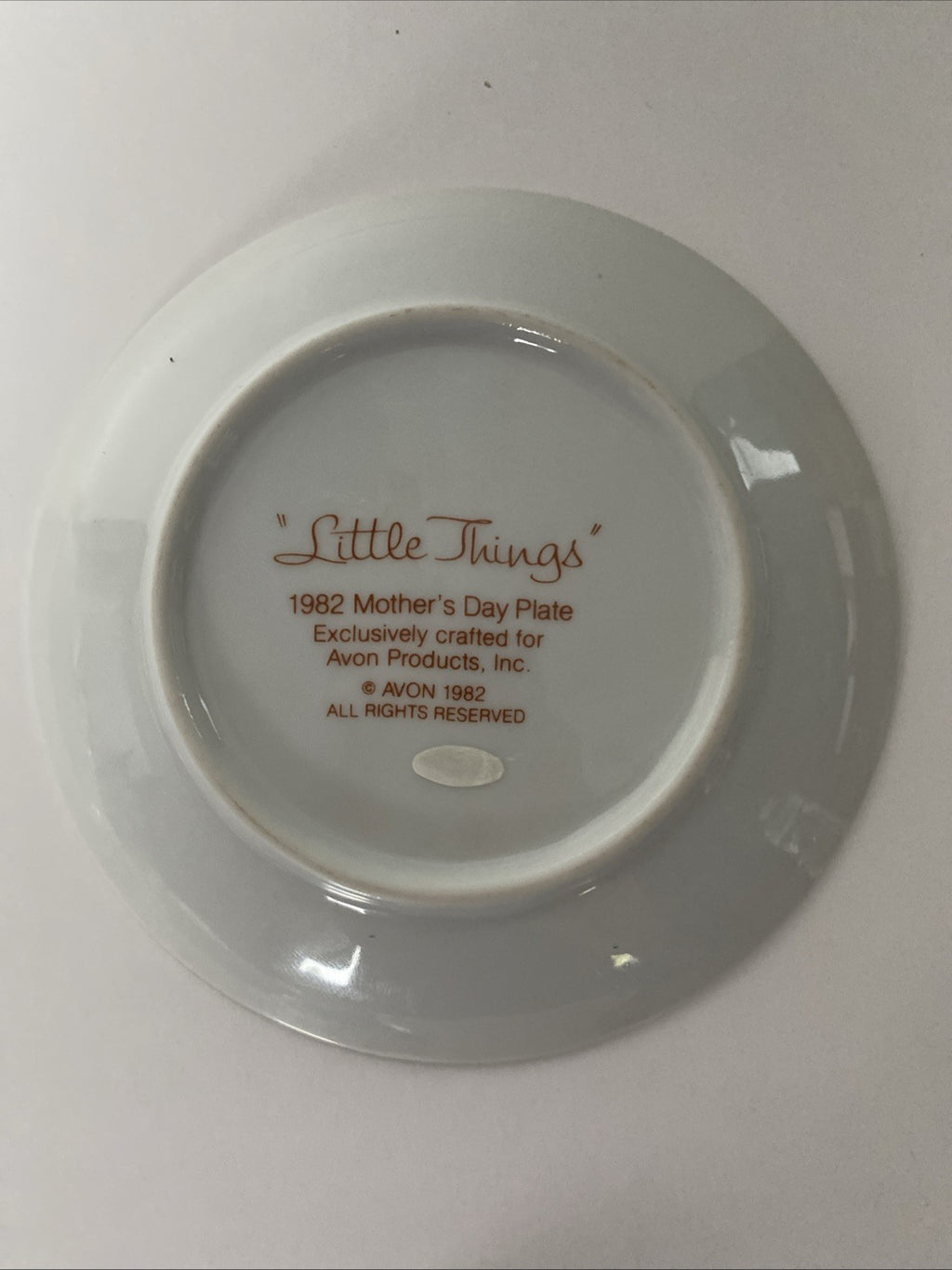 1981-84 Avon Mothers Day Collector Plates 5” Vintage