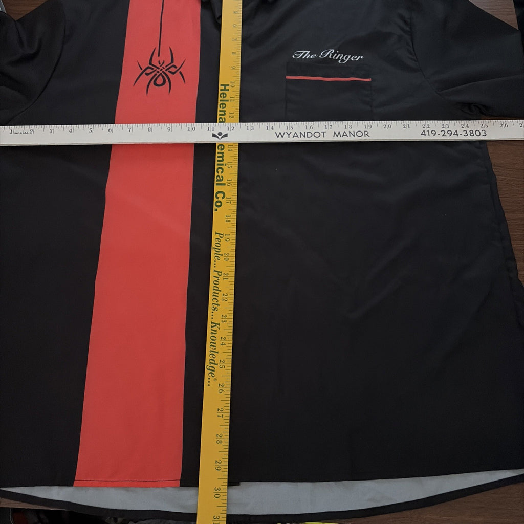 MEN'S XL SHIRTS ~ ECKO CUT & SEW UTILITY / TRIBAL SPIDER ~ VGC BLACK The Ringer
