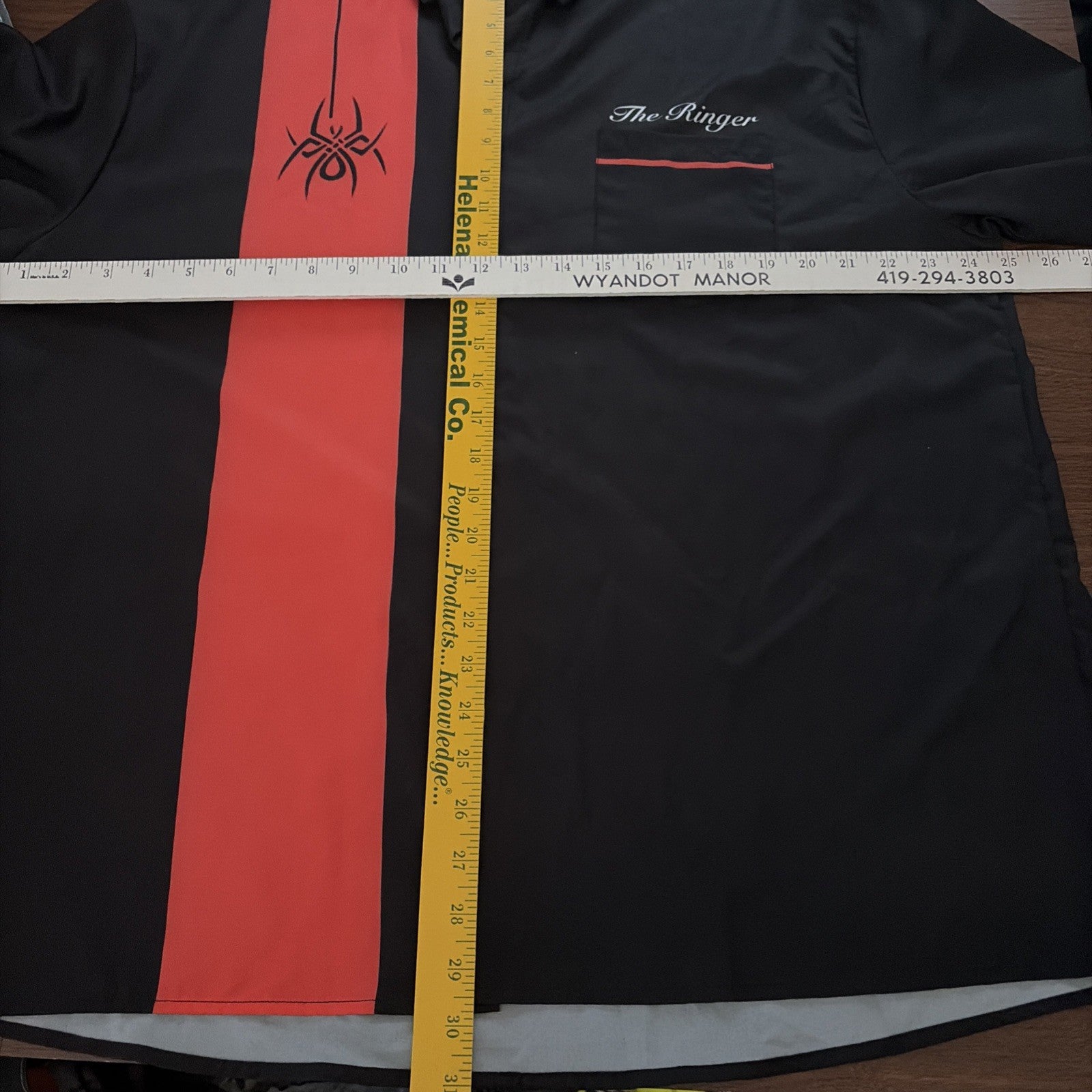 MEN'S XL SHIRTS ~ ECKO CUT & SEW UTILITY / TRIBAL SPIDER ~ VGC BLACK The Ringer