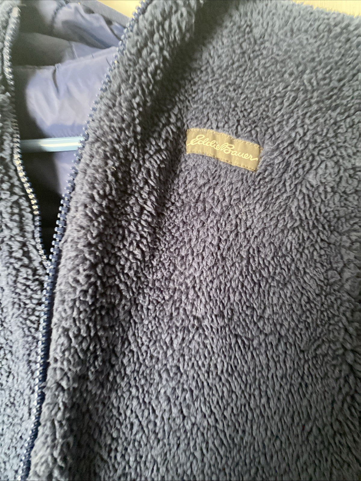 Eddie Bauer Boys Reversible Hooded Puffers Insulated Down Size 10-12