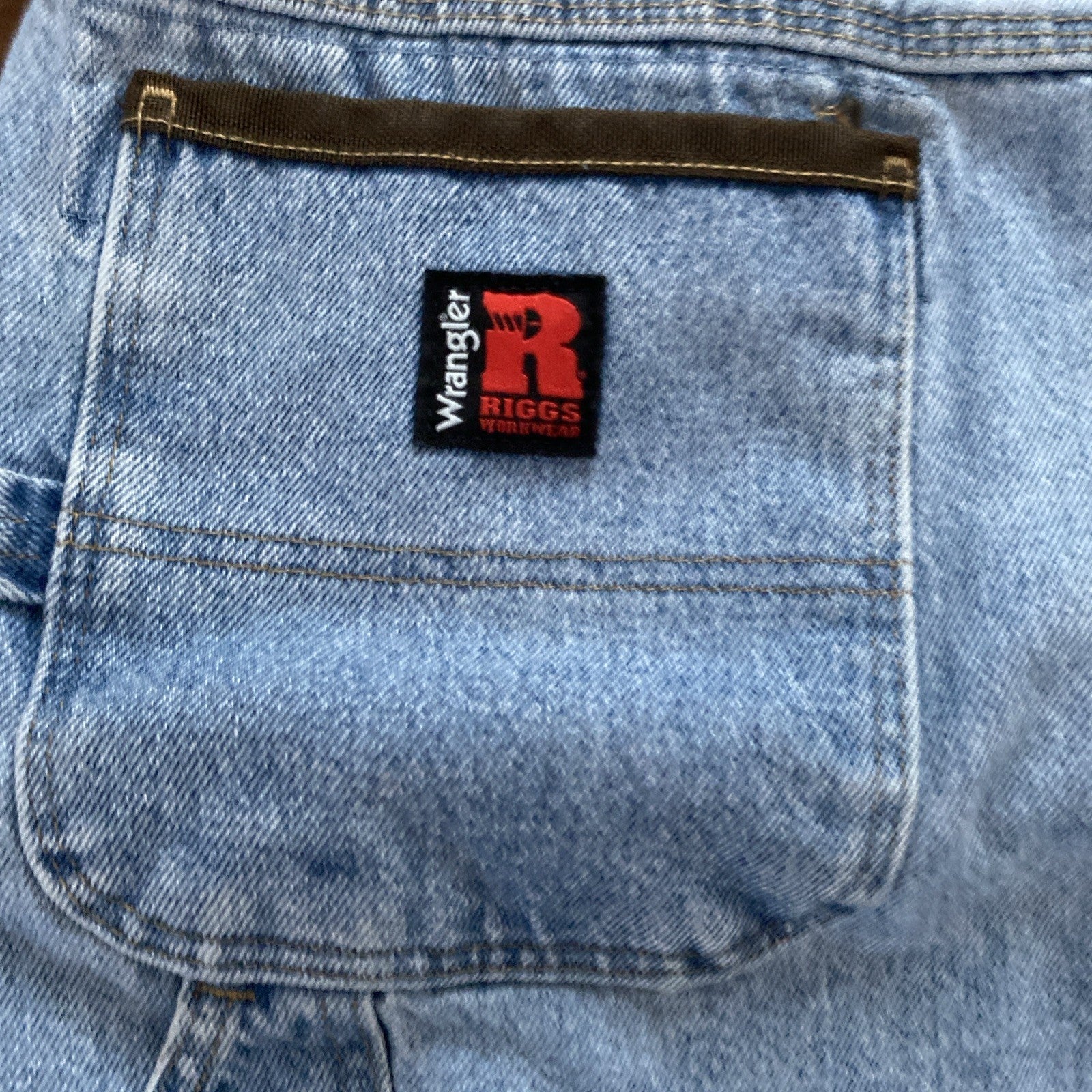 Wrangler Riggs Workwear Denim Carpenter Mens Jeans Shorts 42