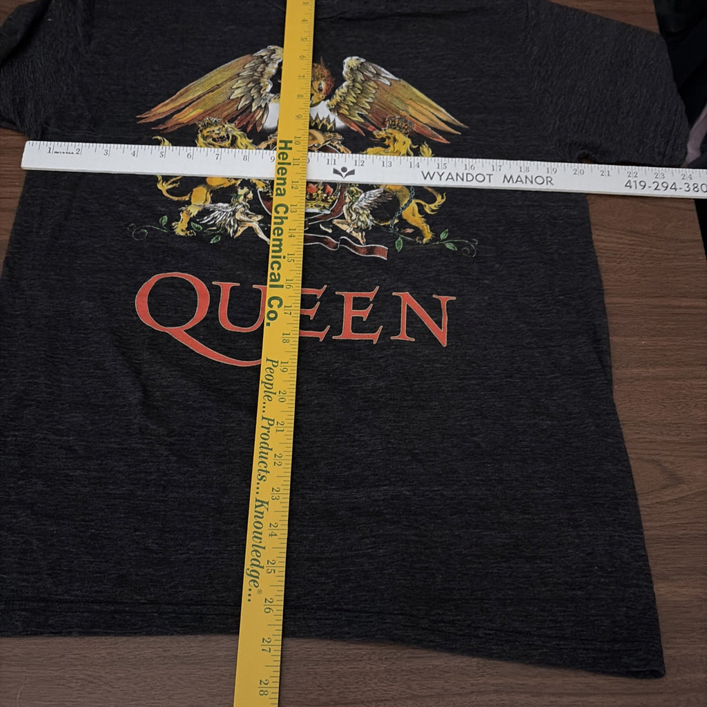 Queen T Shirt Sz L Black 2019 Bohemian Rhapsody Freddie Mercury Dragon Lion