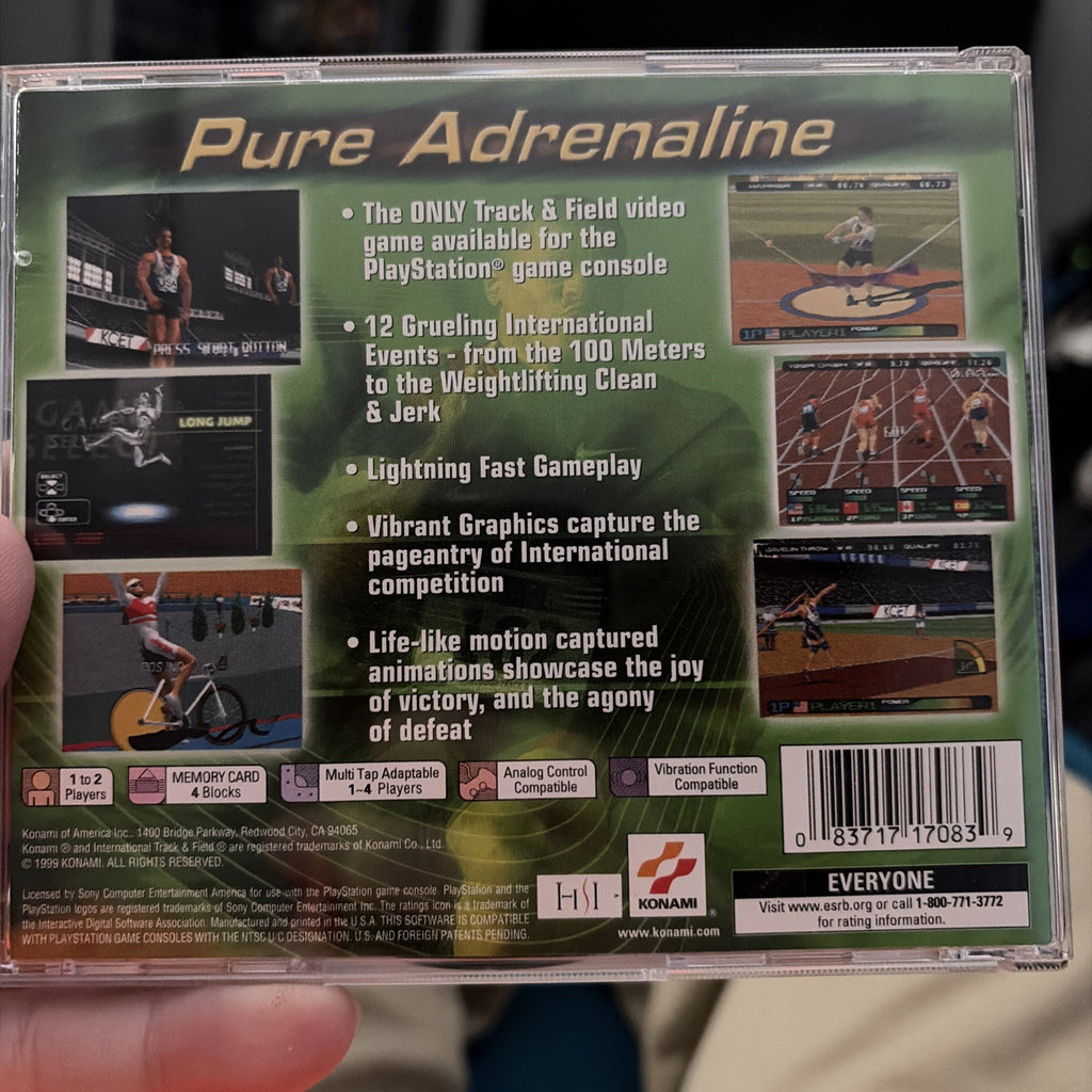 International Track & Field 2000 (Sony PlayStation 1, 1999)