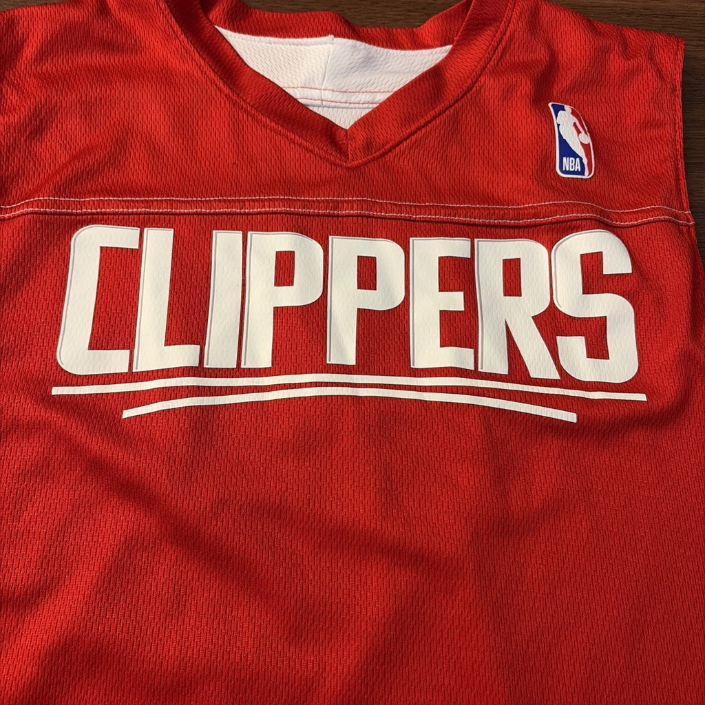 Men’s Small Kawhi Leonard Clippers Basketball Reversible Jersey #2 Red White