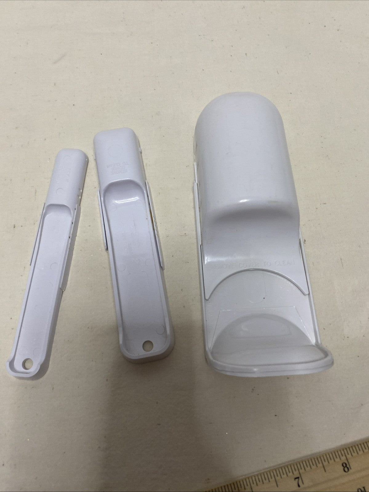 Set of 3 Pampered Chef Adjustable Measuring Cup and 2 Spoons Tablespoon Teaspoon