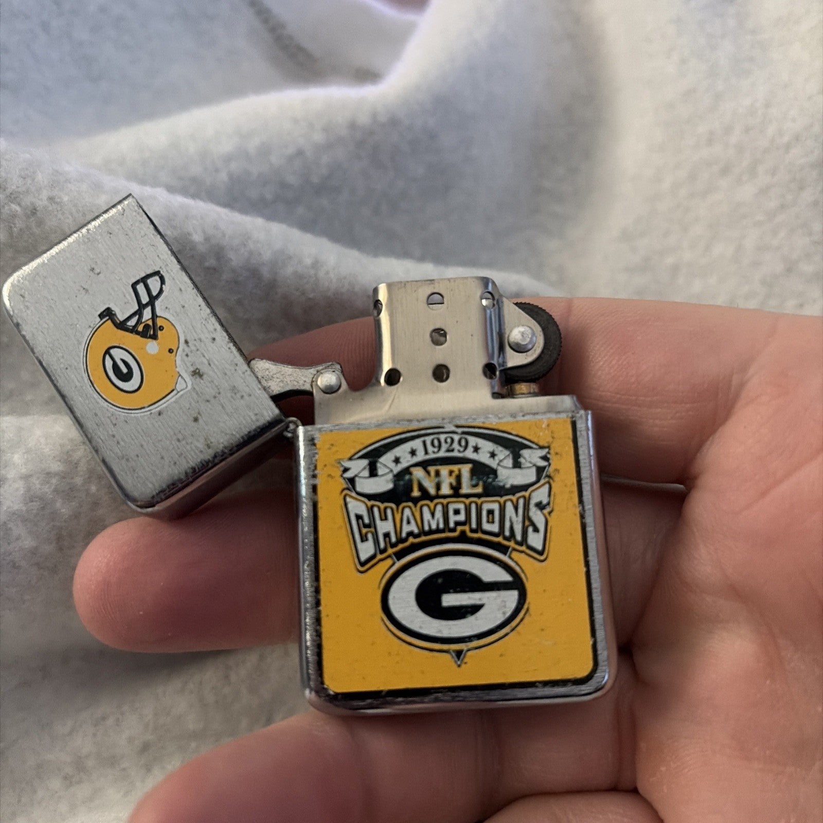Green Bay Packers Zippo Lighter Nfl 1929 Nfl Champions