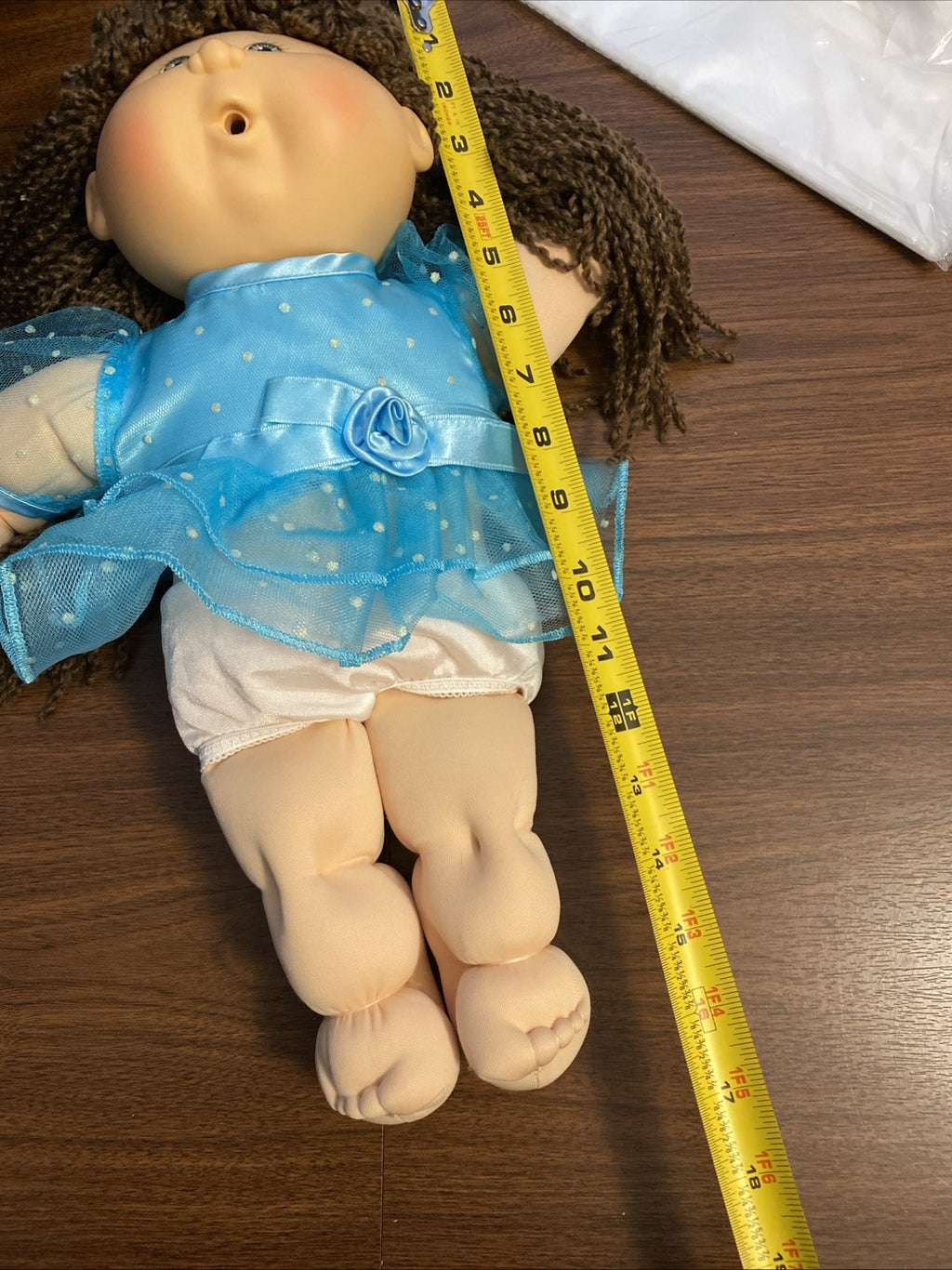 1990 Vintage Cabbage Patch Kids HASBRO Girl Doll Signed 17”