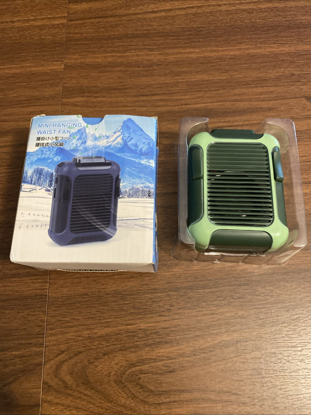 Portable Waist Belt Fan Rechargeable 23h Runtime 3 Speeds Outdoor Cooling