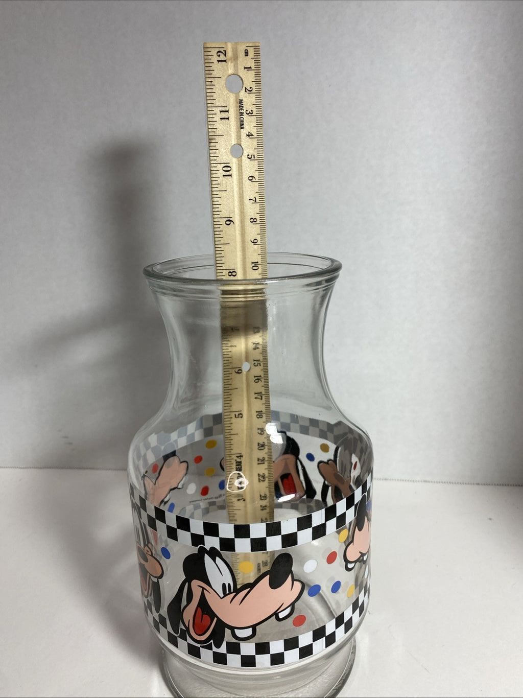 Vintage Anchor Hocking Walt Disney Goofy Juice Carafe Walt Disney