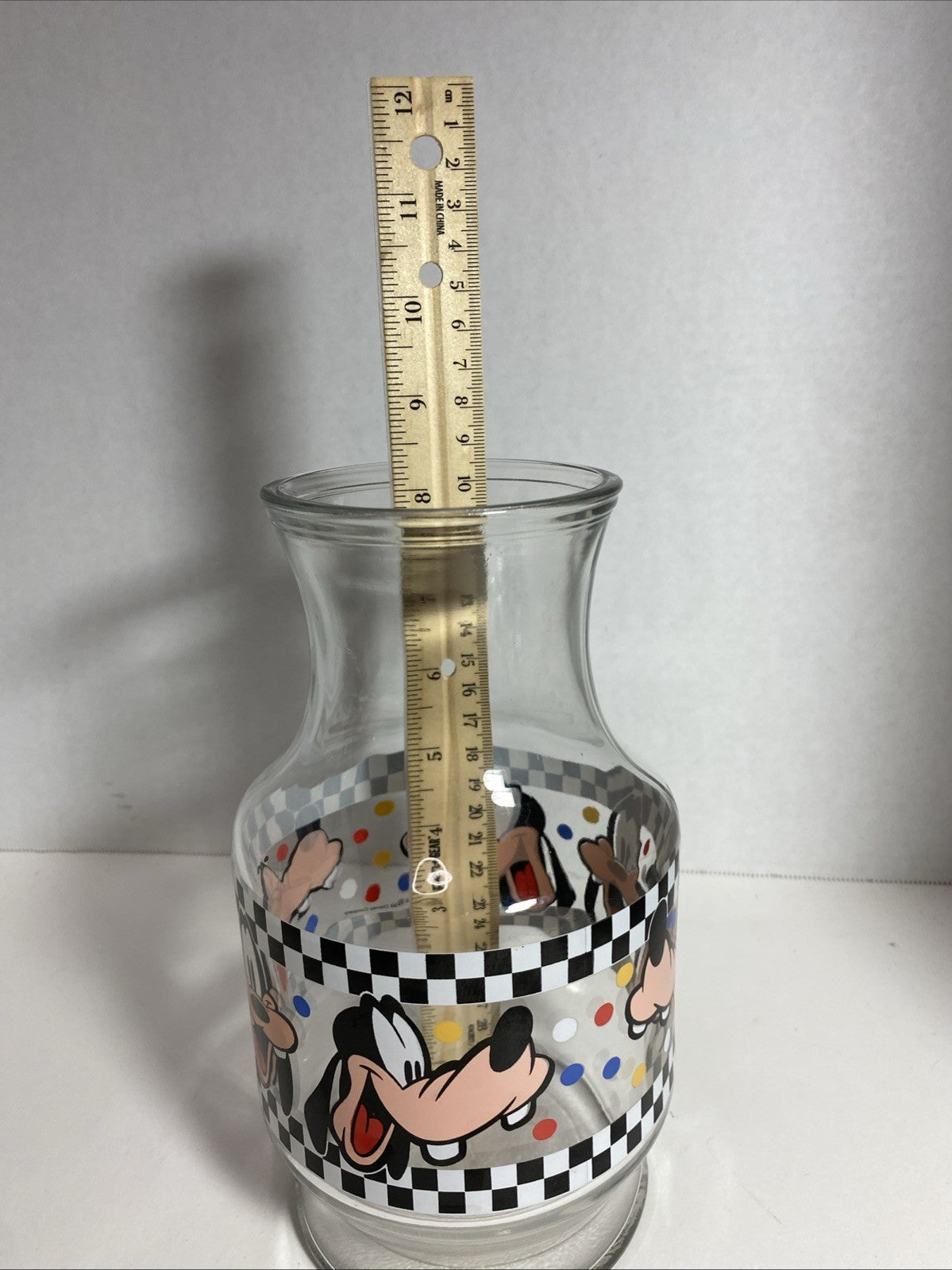 Vintage Anchor Hocking Walt Disney Goofy Juice Carafe Walt Disney
