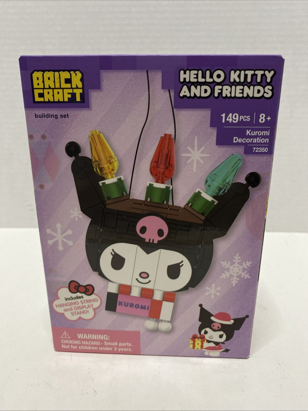 BRICKCRAFT Christmas Kuromi Decoration Building Set 149 PCS - NEW Unopened