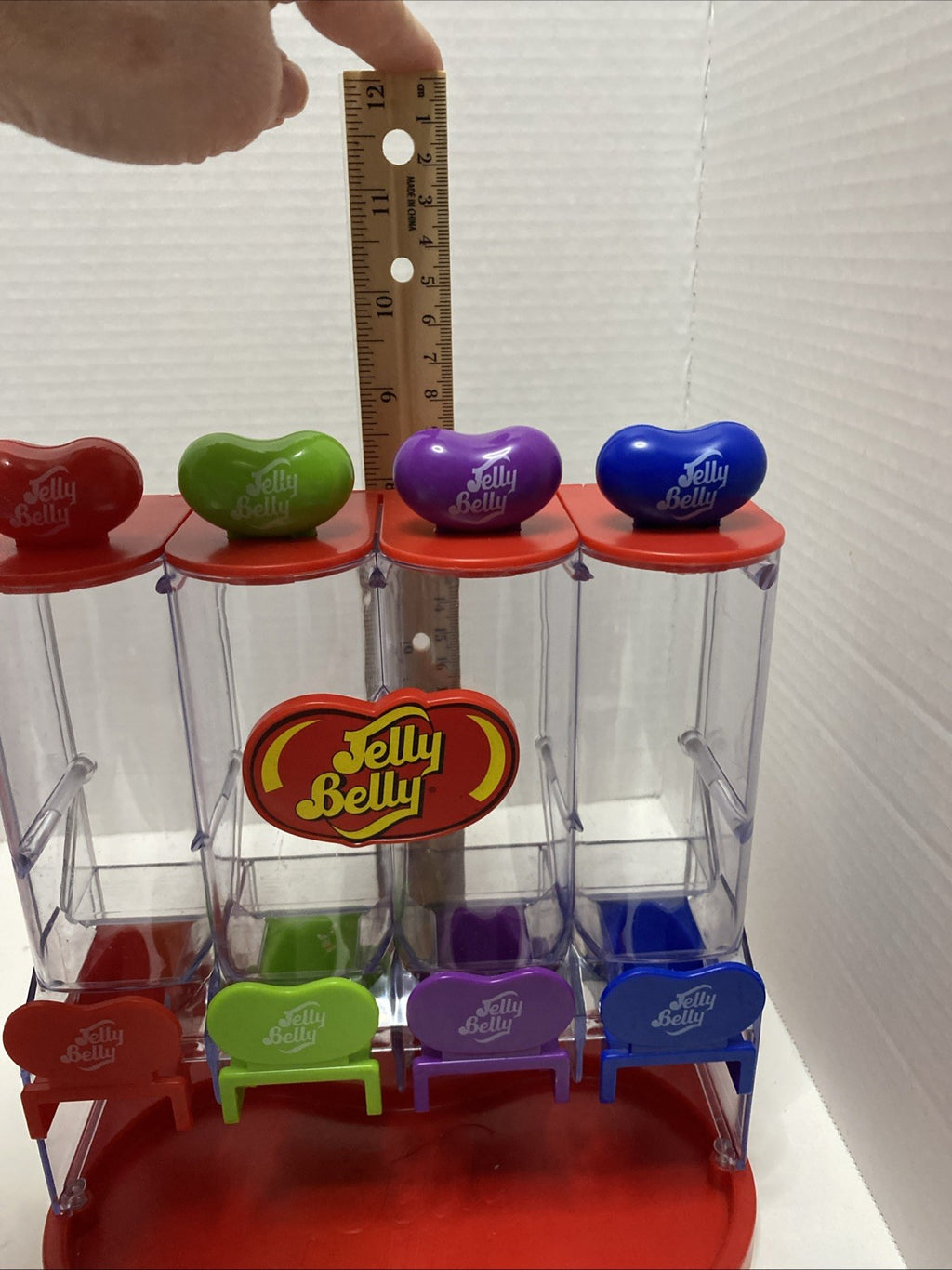 Jelly Belly Candy Dispenser 4 Slot Holder 2018 Display Case