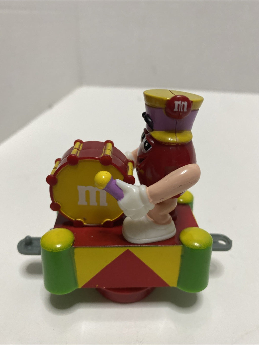 2005 M&M's Toy Train Drummer Marching Band Motion When Rolling No Candy Tube