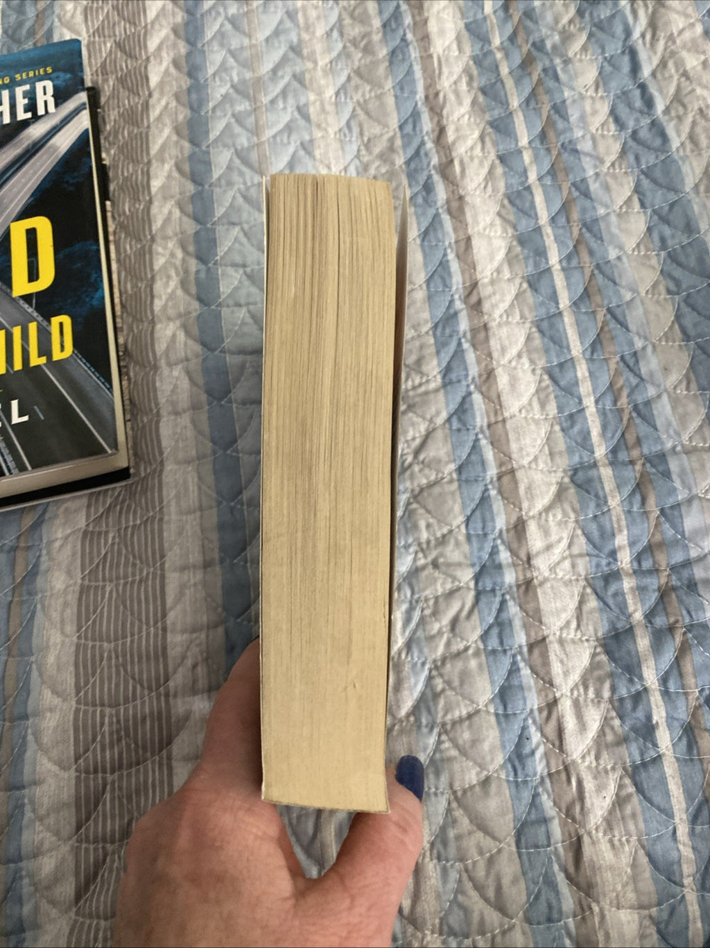 Lee Child- Blue Moon Jack Reacher Novel (Paperback Book) Good