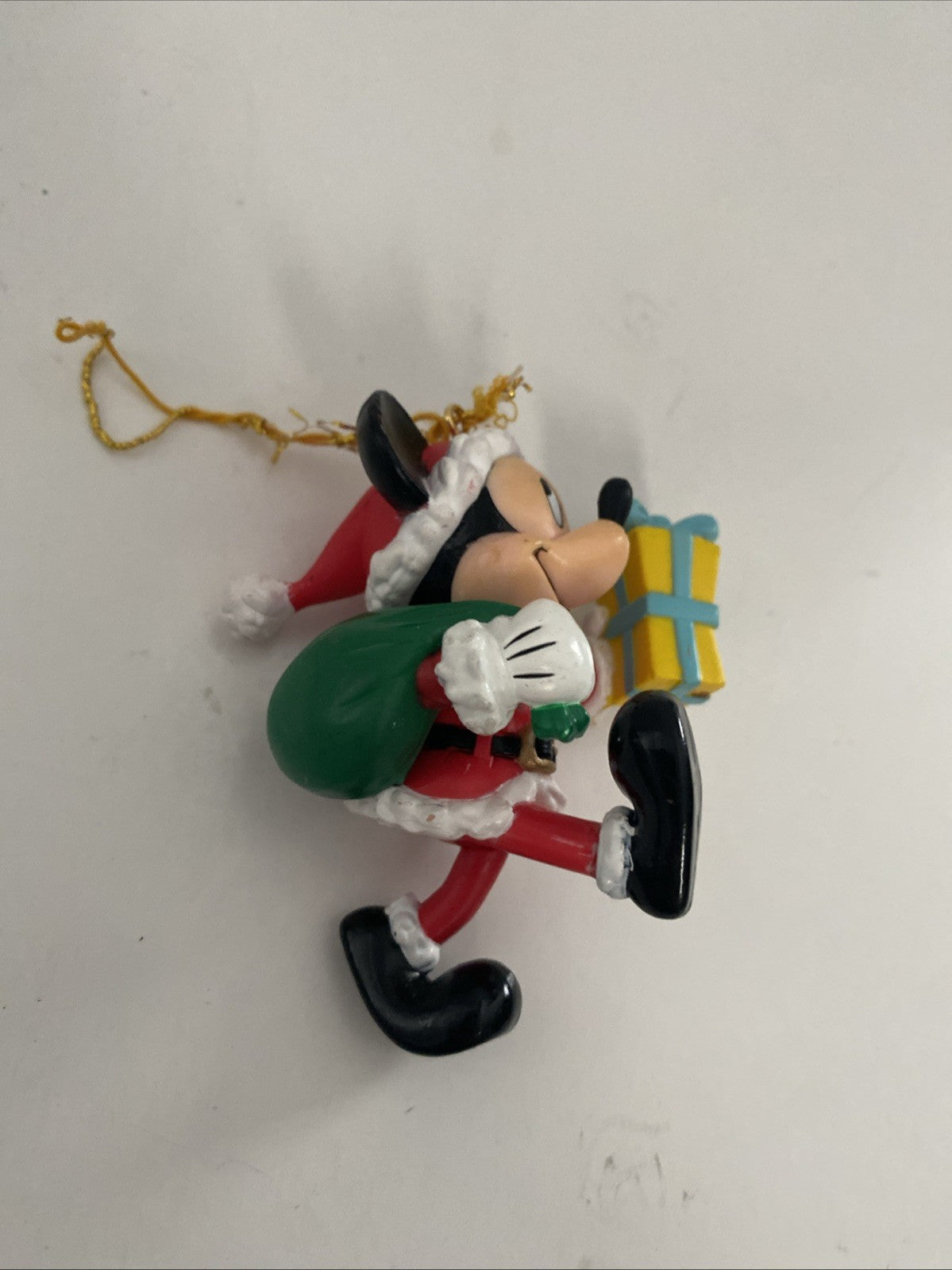 Enesco Disney Mickey Unlimited Santa Mickey Mouse Christmas Ornament w Orig Box