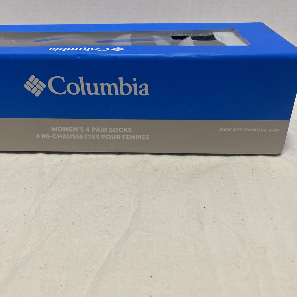 Columbia Womens 4 Pair Socks Size 4-10