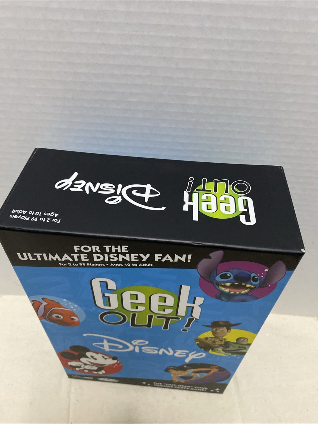 DISNEY GEEK OUT! Trivia Party Board Game Complete