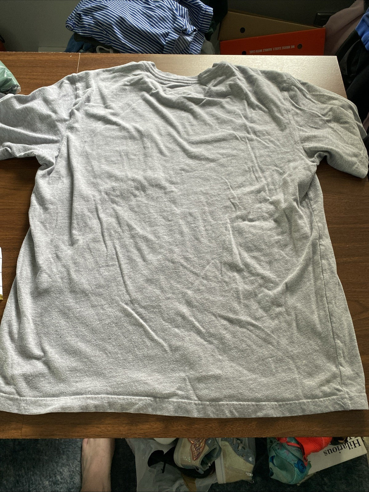 Carhartt Force Relaxed Fit Gray Pocket T Shirt Mens Size L Short Sleeve