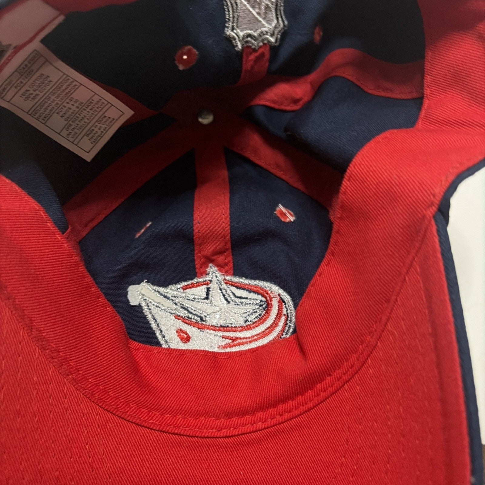 Columbus Blue Jackets Dad Hat Navy Adjustable