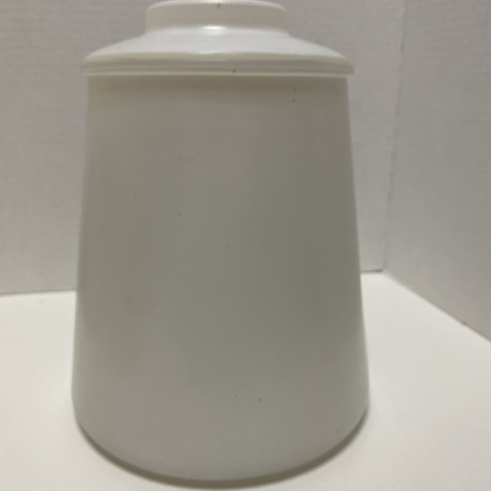 Bartlett Collins Cookie Jar White Glass with Lid BC Comics Grog Johnny Hart