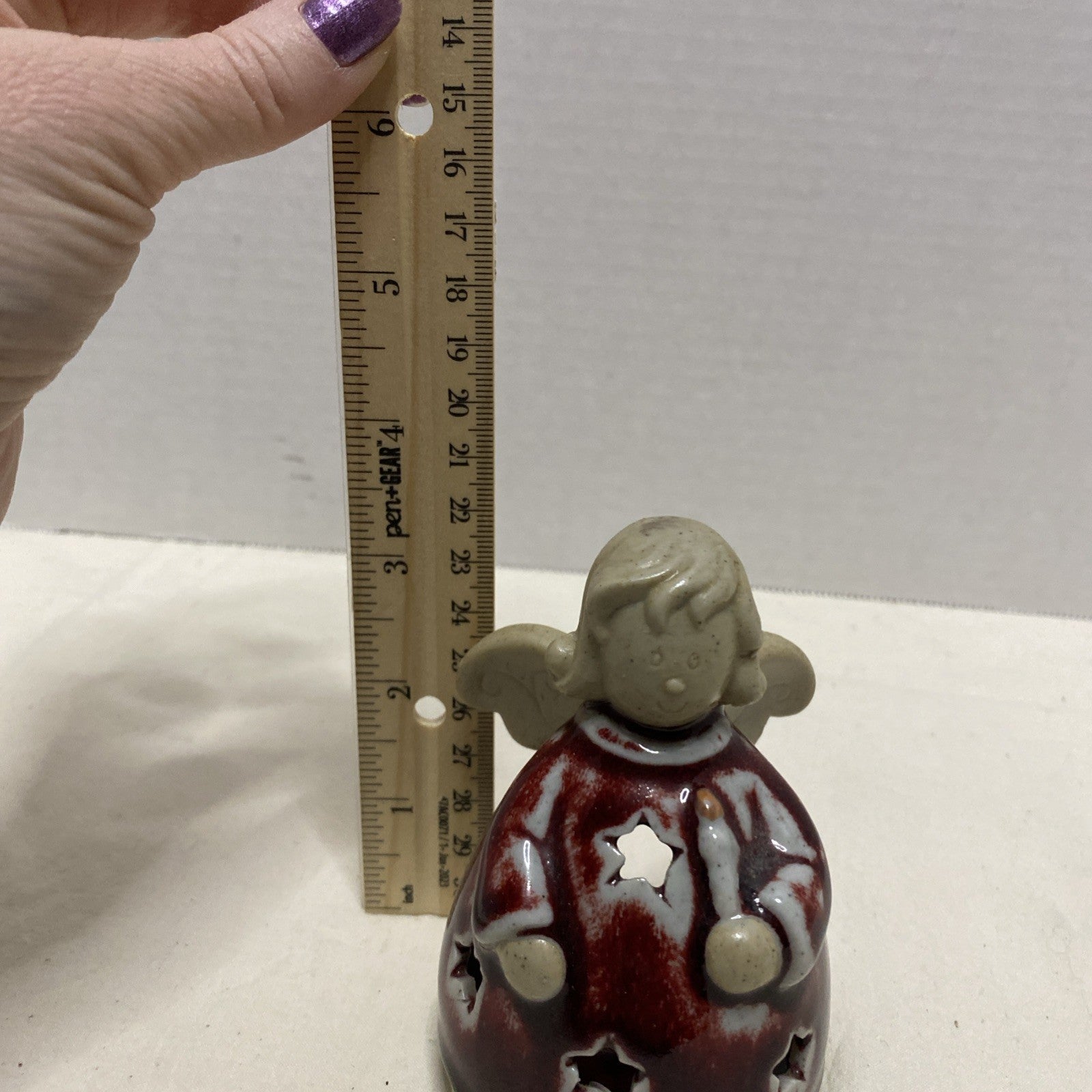 Angel Tealight -pottery
